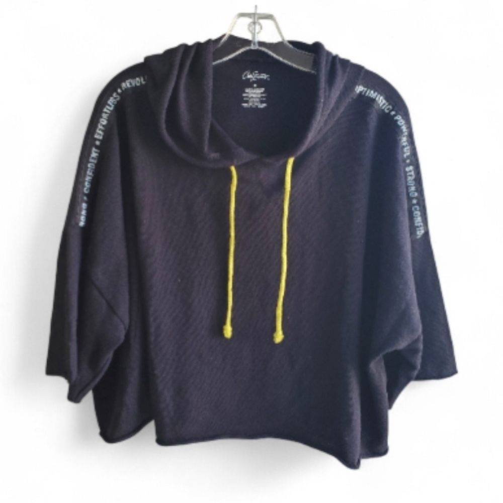 City Streets Black and White Graphic Hoodie